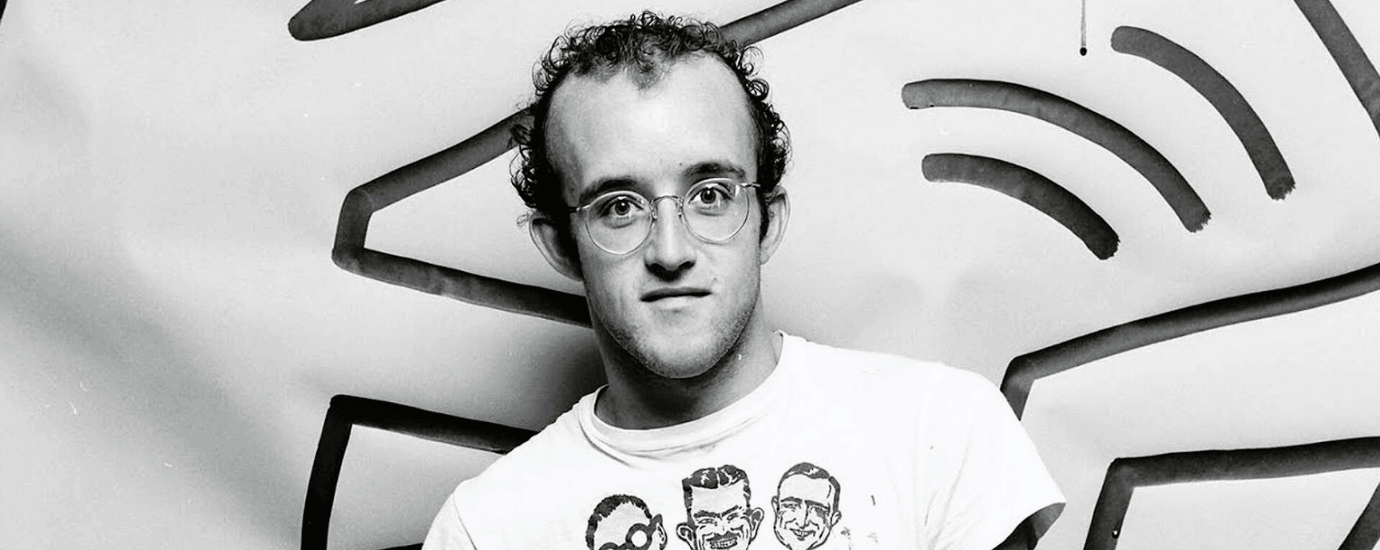 keith  haring artiste célèbre porte parole